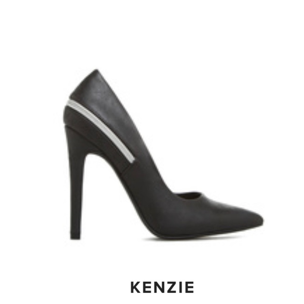 Meet Kenzie. Black pump heels size 6 by shoe dazzle